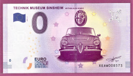 0-Euro XEAW 2019-5 TECHNIK MUSEUM SINSHEIM - MYTHOS ALFA ROMEO - Privéproeven