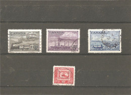 Used Stamps Nr.356-359 In Darnell Catalog  - Oblitérés
