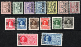 Vatican 1931 Per Pacchiseries 15 Values MNH - Postpakketten