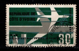 - COTE D' IVOIRE - 1966 - YT N° PA 36 - Oblitéré - Air Afrique DC-8F - Côte D'Ivoire (1960-...)