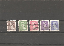 Used Stamps Nr.367-371 In Darnell Catalog  - Oblitérés