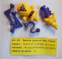 Kinder - Bestiole Jaune Et Bleu Foncé - K01- 90 - Sans BPZ - Steckfiguren