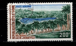 - COTE D' IVOIRE - 1972 - YT N° PA 58 - Oblitéré - Lac De Jacqueville - Côte D'Ivoire (1960-...)