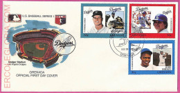 Ag1591 - GRENADA - Postal History - FDC COVER - 1988 BASEBALL - Baseball