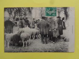 86 - Vienne - Mirebeau - Le Champ De Foire - Moutons Et Maquignons  - Beau Plan - Réf.77A - - Mirebeau