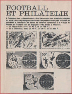 Football Et Philatélie. Timbres De Haute Volta Et Dahomay. Sport. 1970. - Historical Documents