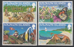 Solomon Islands 1995  Tourism,Flowers,Fish,Butterflies,Shells  Set  MNH - Sonstige & Ohne Zuordnung