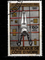 - COTE D' IVOIRE - 1980 - YT N° PA 72 - Oblitéré - JO Moscou - Ivory Coast (1960-...)