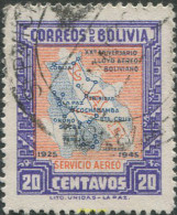 665670 USED BOLIVIA 1945 20 ANIVERSARIO DE LA FUNDACION LLOYS AEREO BOLIVIANA - Bolivië