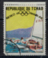 Tchad - "Médaille D'or Aux J.O. De Mexico : Voile : Mc Donald, Patti, Smith" - Oblitéré N° 198 De 1969 - Tschad (1960-...)