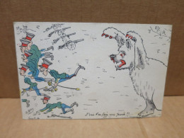 GUERRE RUSSO JAPONAISE Carte Illustrée Ours Blanc R MILLER - Andere Oorlogen