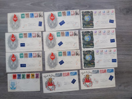 F.D.C. FDC FIRST DAY COVER LOT INDONESIA JAVA BANDUNG FOR STUDY - Indonesien