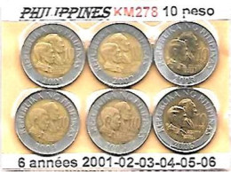 PHILIPPINES  10 PISO Mabini & Bonifacio  KM 278   Années 2001 à 2006  SUP - Filipinas