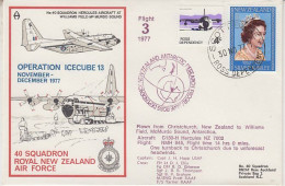 Ross Dependency 1977 Operation Icecube 13  Ca Scott Base 30 NO 1977 (RT159) - Storia Postale