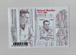 France 2015 Bloc Feuillet Yvert Et Tellier N° F 5006 Roland Barthes 1915 - 1980 - Mint/Hinged