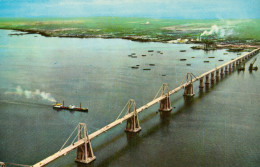 CPM-Venezuela- MARACAIBO -Pont Général Rafael Urdaneta -Vue Aérienne-   2 Scans - Venezuela