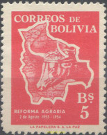 665517 HINGED BOLIVIA 1954 1º ANIVERSARIO DE LA REFORMA AGRARIA - Bolivie