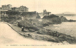 64 - BIARRITZ -  LA VILLA BELZA ET L'HOTEL CHATEAU DES FALAISES - LL - Biarritz