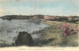 64 - BIARRITZ -  LE PHARE ET LA GRANDE PLAGE A L'HEURE DU BAIN - N° 5 - Biarritz