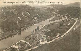 25 - BESANCON  - LE DOUBS - L'ILE MALPAS ET LES FORTS - Besancon