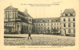 71 - AUTUN  -  LE COLLEGE ET L'EGLISE NOTRE DAME  - Autun