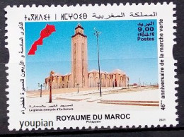 Morocco 2021, 46th Anniversary Of The Green Journey, MNH Single Stamp - Morocco (1956-...)