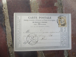 CERES 15 C  CARTE POSTALE PRECURSEUR  MILLESIME SANS DE ANGERS - 1877-1920: Période Semi Moderne
