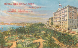  SIRACUSA - HOTEL DES ETRANGERS - Hotel's & Restaurants
