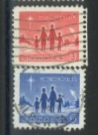 CANADA - 1964, CHRISTMAS STAMPS COMPLETE SET OF 2, USED. - Used Stamps