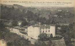 69 - SAINT MARTIN EN HAUT - FACADE DU CHATEAU DE LA BATIE CHAVAGNIEU - Otros & Sin Clasificación