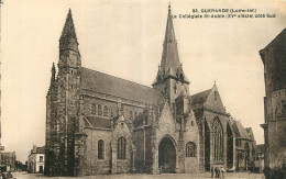 44 - GUERANDE - LA COLLEGIALE ST AUBIN - COTE SUD - 23 - Guérande