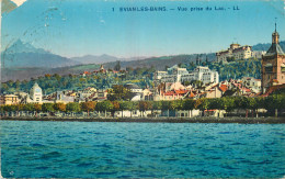 74 - EVIAN LES BAINS - VUE PRISE DU LAC - LL - 1 - Evian-les-Bains