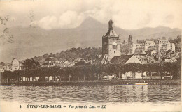 74 - EVIAN LES BAINS - VUE PRISE DU LAC - LL - 4 - Evian-les-Bains