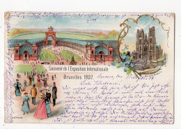 455 - BRUXELLES - Souvenir De L'Exposition Internationale *1897* - Wereldtentoonstellingen