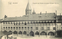 71 -  CLUNY - FACADE DU PALAIS DU PAPE GELANE - COLLECTRION DUTRION  - Cluny