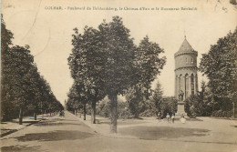 68 - COLMAR -  BOULEVARD DU HOHLANDSBERG - LE CHATEAU D'EAU ET LE MONUMENT BARTHOLDI - Colmar