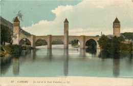 46 - CAHORS -  LE LOT ET PONT VALENTRE - LL - Cahors