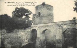 37 - CHINON - LE CHATEAU XII ET XV S. - LA TOUR DU COUDRAY - Chinon