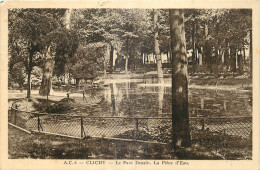 92 - CLICHY - LE PARC  DENAIN - LA PIECE D'EAU - Clichy