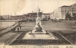 06 - CANNES -  LA STATUE D'EDOUARD VII - LE CASINO MUNICIPAL ET LE MONT CHEVALIER - ND PHOT. - Cannes