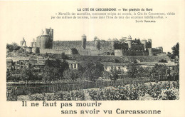 11 - IL NE FAUT PAS MOURIR SANS AVOIR VU CARCASSONNE - Carcassonne