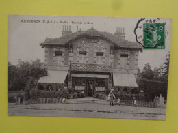41 - Loir Et Cher - Maintenon - Buffet - Hotel De La Gare- Animée - Réf.77A - - Other & Unclassified