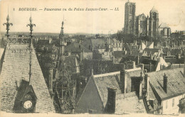 18 - BOURGES - PANORAMA VU DU PALAIS JACQUES COEUR - Bourges