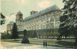 18 - BOURGES - LA CATHEDRALE - VUE DU JARDIN DE L'ARCHEVECHE - Bourges