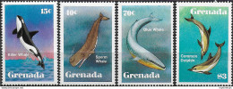 1983 Grenada Whales 4v. MNH SG N. 1232/35 - Autres & Non Classés