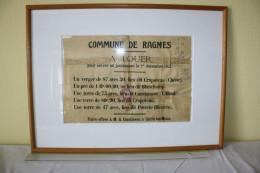 E1 Ancienne Affiche 1927 Ragnies Thuin Biércée Merbes Charleroi - Plakate