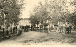 82 - Montauban - Place La Laque Baseult - Au Dos Tampon Du Medecin - Salles Militaires De L'hospice - Montauban