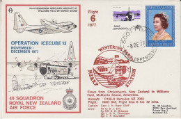 Ross Dependency 1977 Operation Icecube 13   Ca Scott Base 8 DEC 1977 (RT161) - Covers & Documents