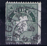 Ireland 1935 Rare Vertical Coil 2d Perf 15 X Imperf., Used With Wexford Cds 25 V 36 - Oblitérés