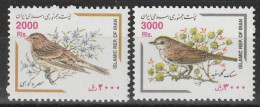 IRAN - N°2587/8 ** (2001) Oiseaux - Iran